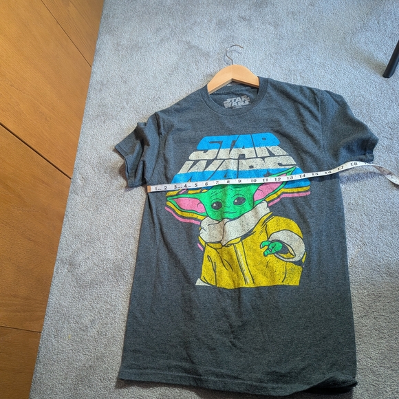 Star Wars Dark Gray Tee with Colorful Baby Yoda - Picture 5 of 8